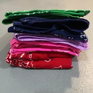 5-Pack Colored Bandanas